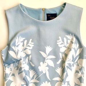 Just Taylor Blue & White Floral Dress